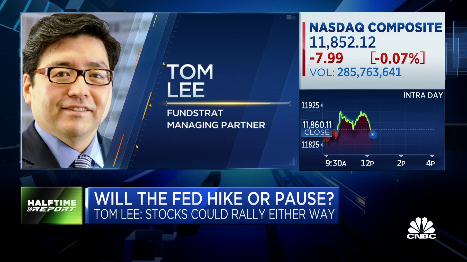 Watch CNBC's full interview with Fundstrat's Tom Lee