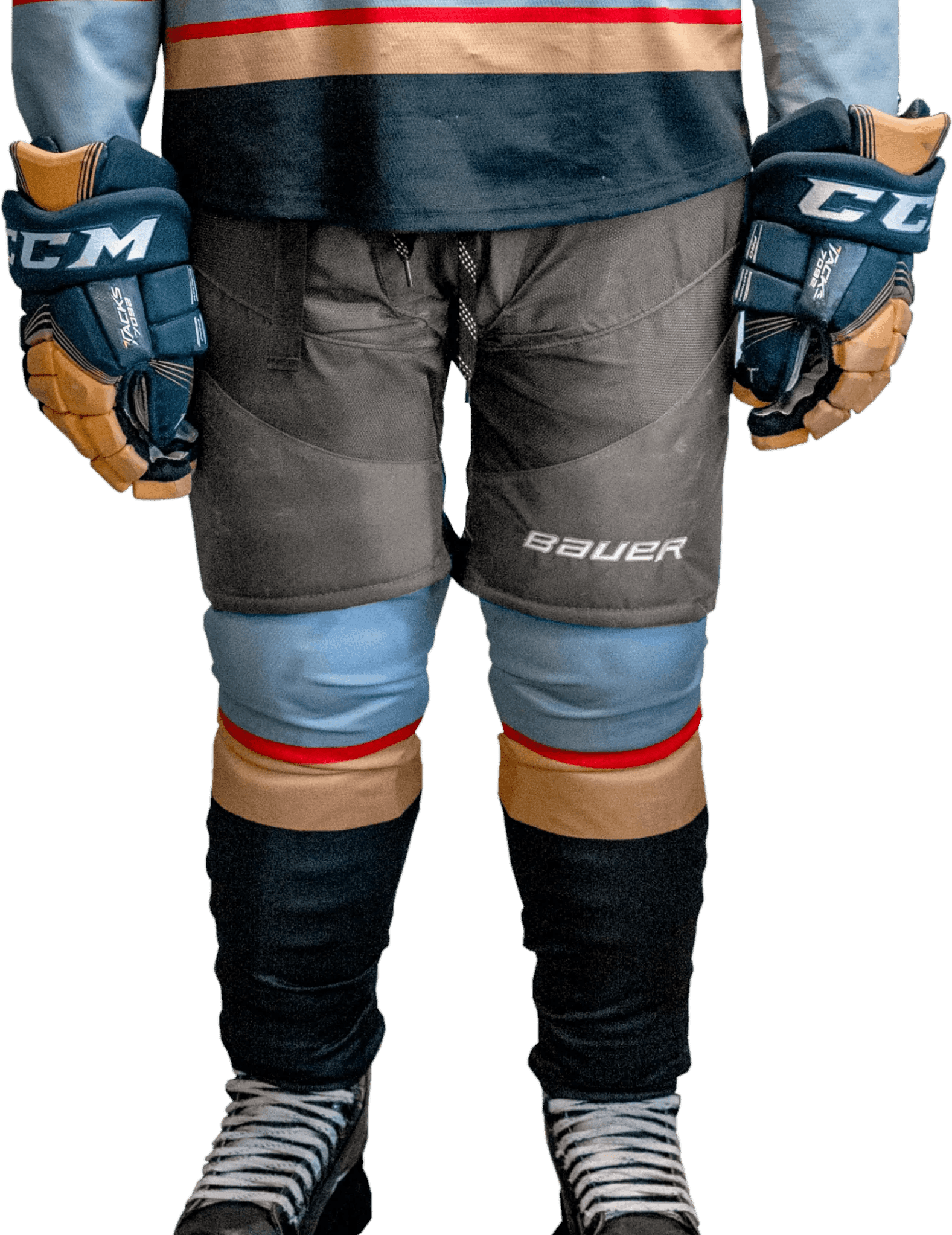 Custom Sublimated Hockey Socks Coastal Reign