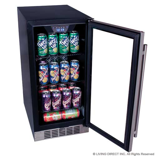 New Undercounter 84 Can Beverage Refrigerator Cooler eBay