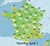 Weather outlook for June, July and August in France