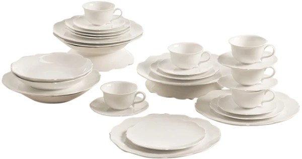 Maxwell & Williams White Rose Koffie/Dinerset 30-Delig - Coolblue - Voor 23.59U, Morgen In Huis