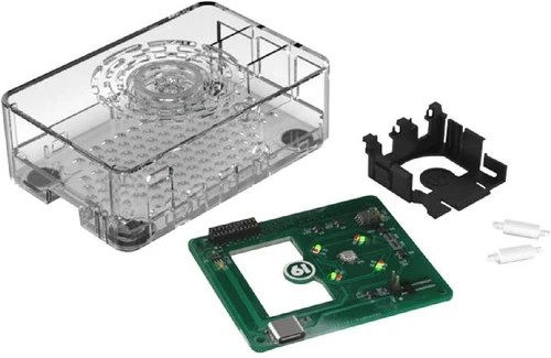 Multicomp Pro Raspberry Pi 4 Casing - Power Button - Transparent - Coolblue - Before 23:59, Delivered Tomorrow