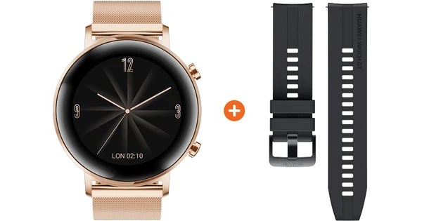 Huawei Watch Gt 2 Stainless Steel Rose Gold 42Mm | Coolblue - Before 13:00, Delivered Tomorrow