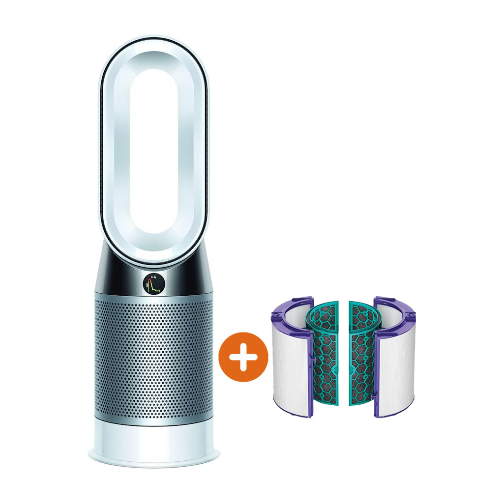 Dyson Pure Hot+Cool Wit/Zilver 2018 + Filterset Cadeau Ideetjes