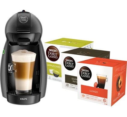 Krups Dolce Gusto Piccolo Kp100B + 3 Boxes Of Dolce Gusto Coffee Cups - Coolblue - Before 23:59, Delivered Tomorrow