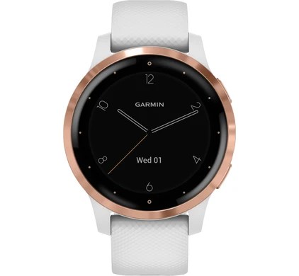 Garmin Vivoactive 4S Rosé Goud/Wit 40 Mm - Coolblue - Voor 23.59U, Morgen In Huis