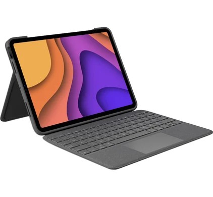 Logitech Folio Touch Apple Ipad Air (2022/2020) Toetsenbordhoes Qwerty Grijs - Coolblue - Voor 23.59U, Morgen In Huis