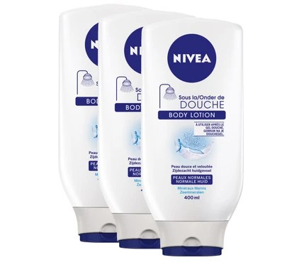3X Nivea Onder De Douche Body Lotion 400Ml - Coolblue - Voor 23.59U, Morgen In Huis