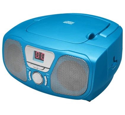 Bigben Portable Radio/Cd Player Blue - Coolblue - Before 23:59, Delivered Tomorrow