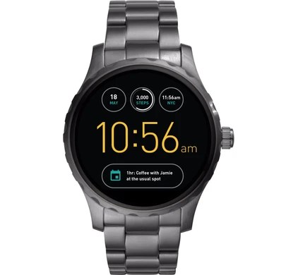 Fossil Q Marshal 45Mm Gunmetal - Slimme Horloges - Coolblue