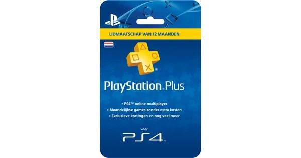 Playstation Plus Card 12 Maanden Nl - Coolblue - Before 23:59, Delivered Tomorrow