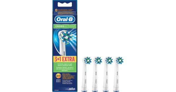 Oral-B Cross Action (4 Stuks) - Coolblue - Voor 23.59U, Morgen In Huis
