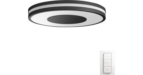 Philips Hue Being Ceiling Lamp White Ambiance Black - Coolblue - Before 23:59, Delivered Tomorrow