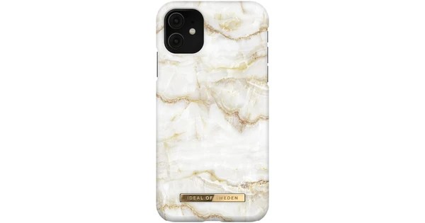 Ideal Of Sweden Golden Pearl Marble Apple Iphone 11 / Xr Back Cover - Coolblue - Before 23:59, Delivered Tomorrow