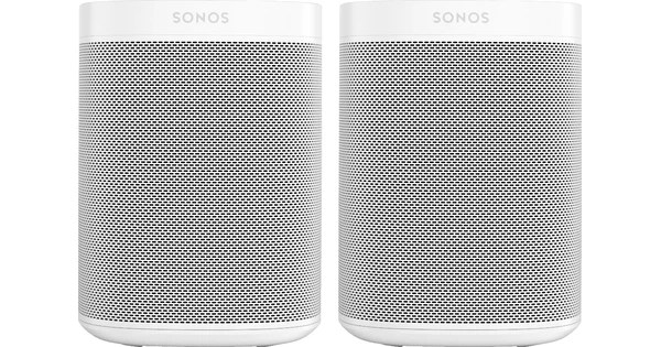 Sonos One Duo Pack Wit - Coolblue - Voor 23.59U, Morgen In Huis