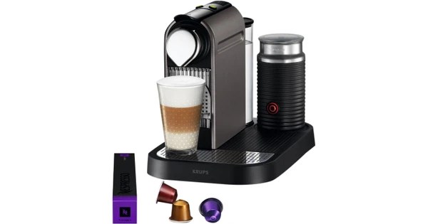 Krups Nespresso Citiz & Milk Xn730T Titan - Coolblue - Voor 23.59U, Morgen In Huis