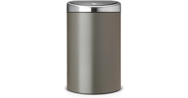 Brabantia Touch Bin 40 Liter Platinum - Coolblue - Voor 23.59U, Morgen In Huis