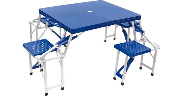 Bo-Camp Family Tafel Special Inklapbaar Blauw - Coolblue - Voor 23.59U, Morgen In Huis