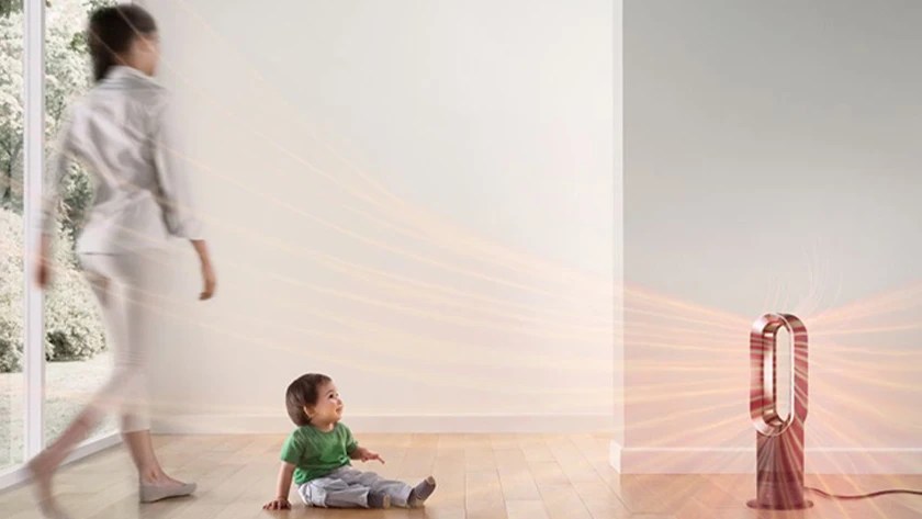 Dyson AM09 Hot + Cool White/Silver Coolblue Before 2359, delivered