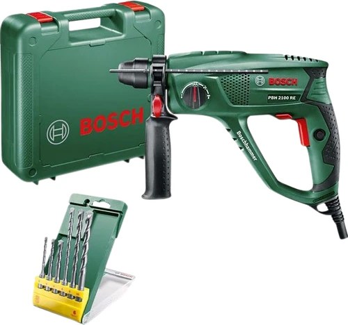 Bosch Pbh 2100 Re + 6-Piece Sds-Plus Drill Bit Set - Coolblue - Before 23:59, Delivered Tomorrow