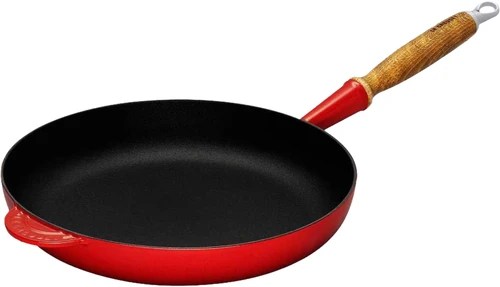 Le Creuset Gietijzeren Koekenpan 28 Cm Kersenrood - Coolblue - Voor 23.59U, Morgen In Huis