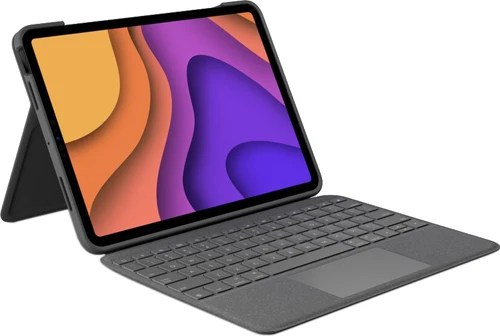 Logitech Folio Touch Apple Ipad Air (2022/2020) Toetsenbordhoes Qwerty Grijs - Coolblue - Voor 23.59U, Morgen In Huis