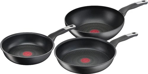 Tefal Unlimited Frying Pan 24 + 28Cm + Wok 28Cm - Coolblue - Before 23:59, Delivered Tomorrow
