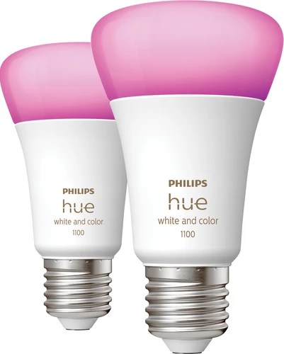 Philips Hue White And Color E27 10.5W Duo Pack - Coolblue - Before 23:59, Delivered Tomorrow