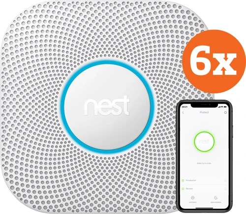 Google Nest Protect V2 Batterij 6-Pack - Coolblue - Voor 23.59U, Morgen In Huis