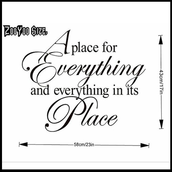 Word Wall Sticker Art Decals Wall Home Decor Vinyl Window ROOM Home