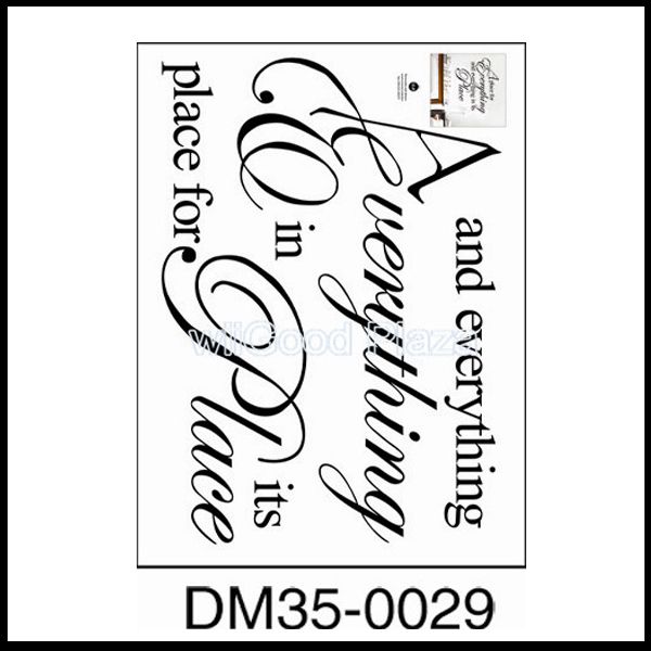 Word Wall Sticker Art Decals Wall Home Decor Vinyl Window ROOM Home