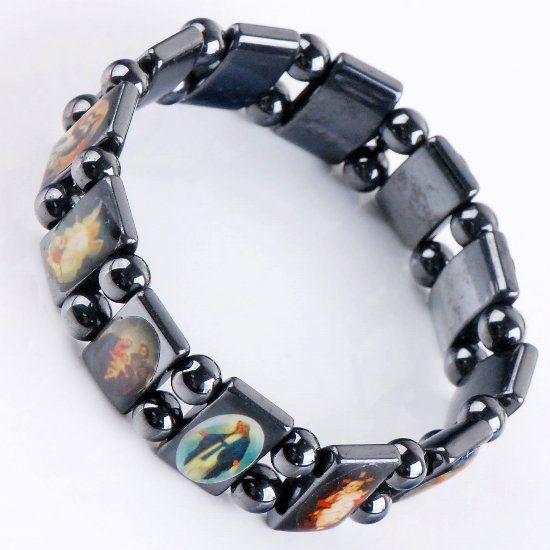 2020 Therapy Stretchy Hematite Jewelry Wrap Bracelet, From