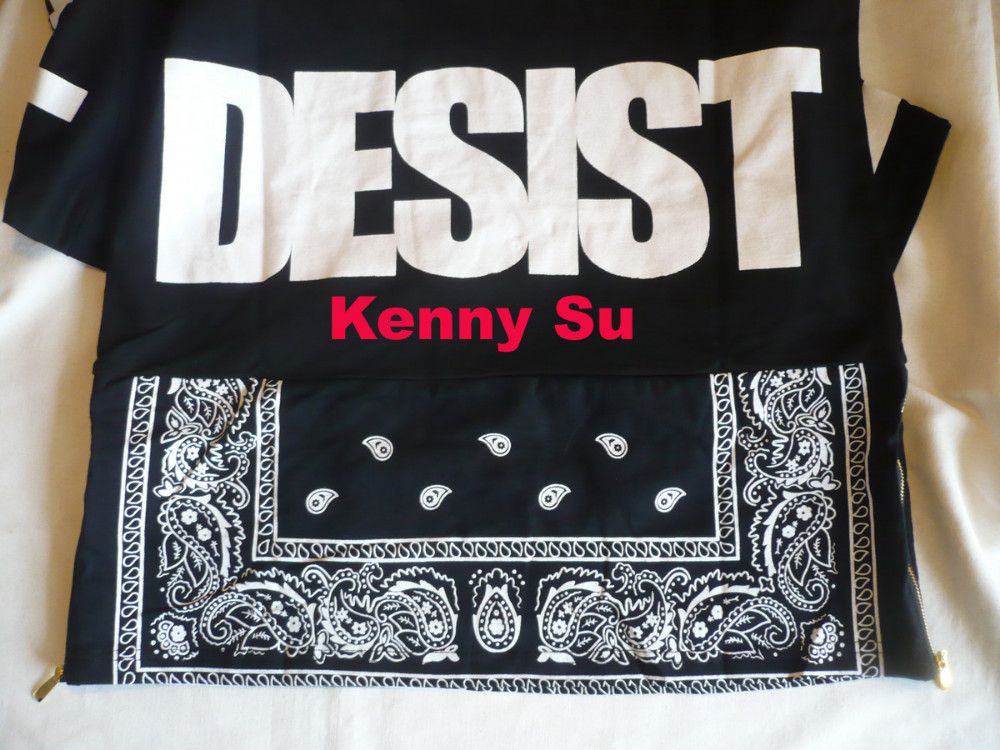 2014 Hiphop Unisex Women Men Bandana Print CEASE DESIST Rhude Graphic