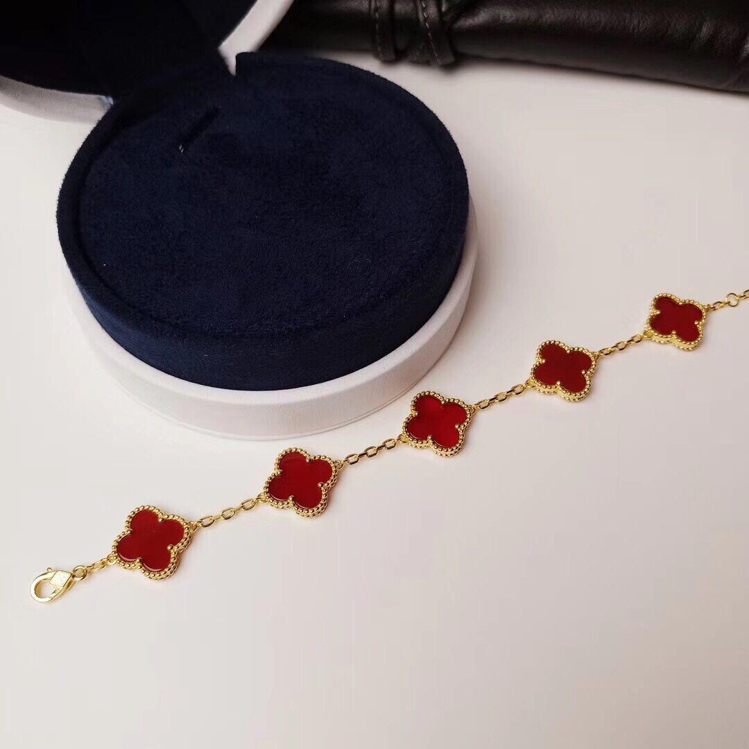 2020 Luxury Designer Jewelry Women Bracelets Four Leaf Clover Designer