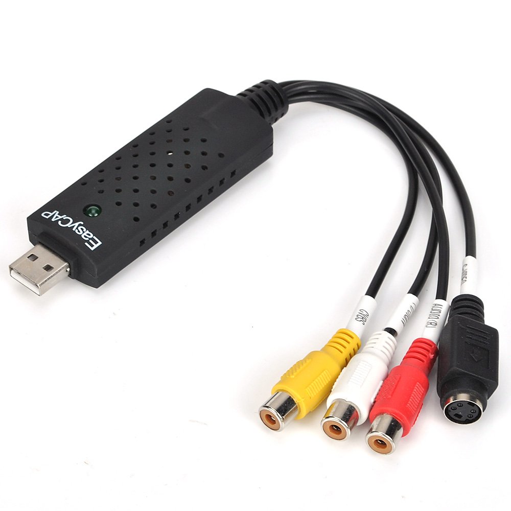 Usb 2.0 Interface To 3 Rca Female Phono S Video Output Cable A/V