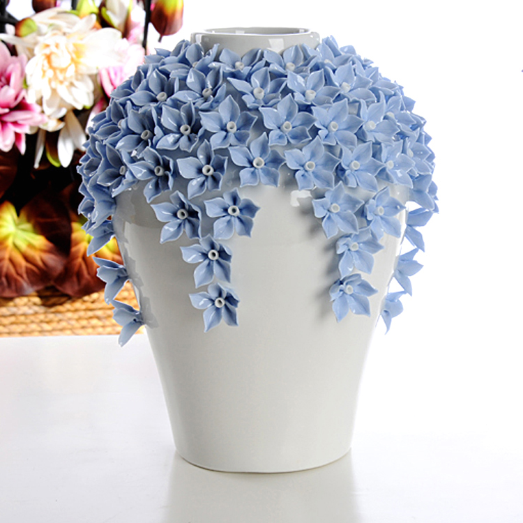 Hot Selling Home Decoration Handmade Ceramic Flower Vase Wedding Gift