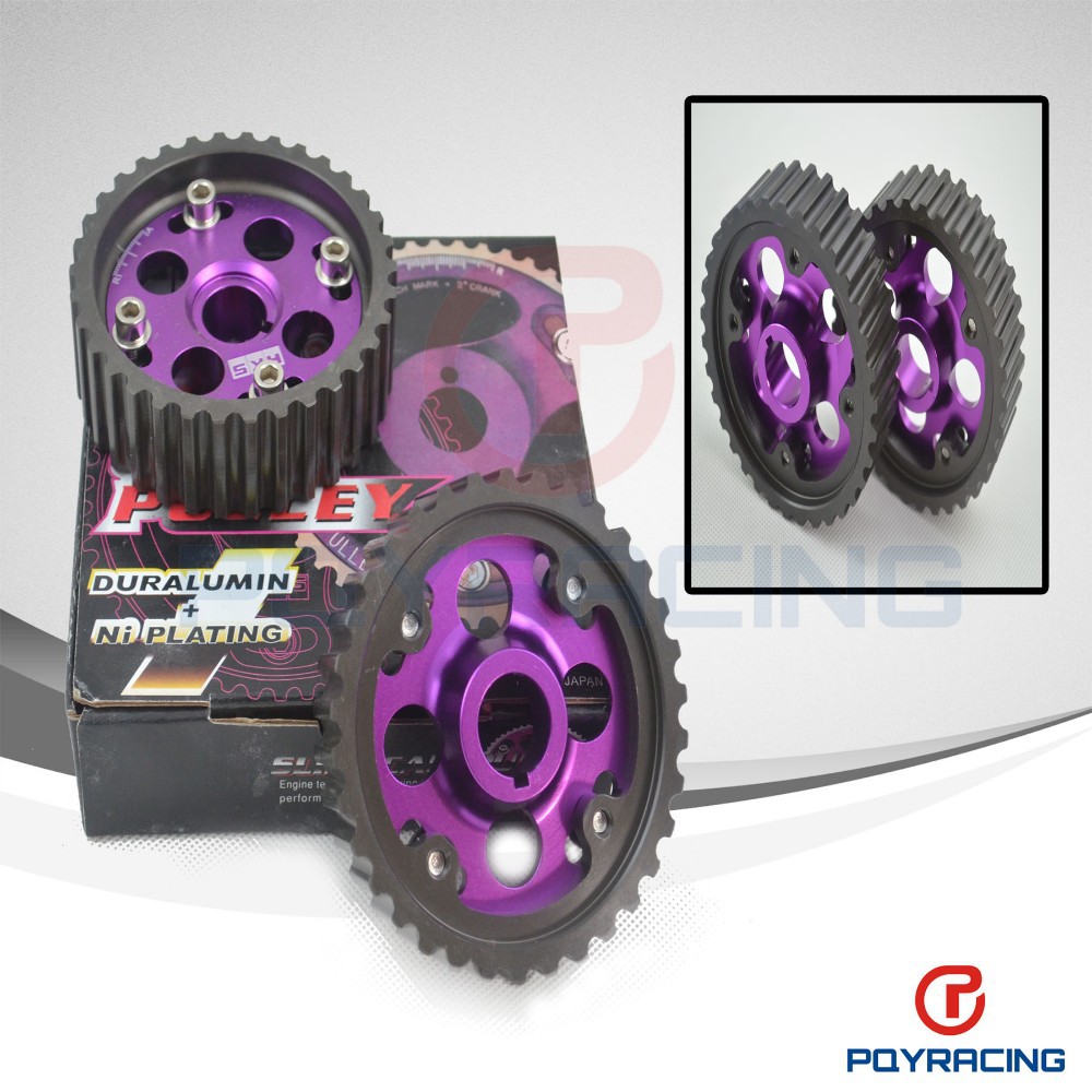 2019 PQY STORE Cam Gear FOR B Series DOHC B16/B18 ENGINE ALUMINUM