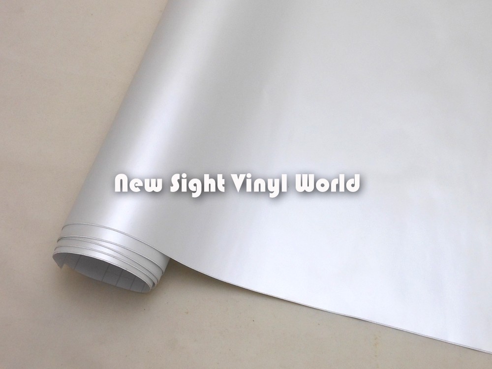 Best Quality Matte Chrome White Vinyl Wrap White Matte Chrome Wrap Air