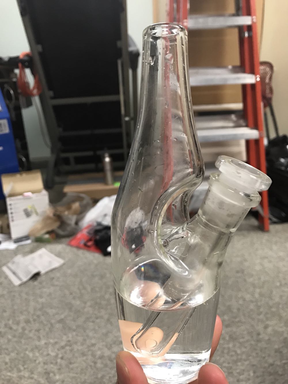 2020 The New Cheap Clear Glass Bottle Bong, It Is Easy To Clean The