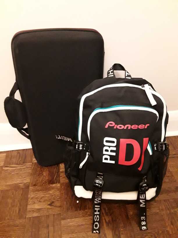 DENGPAO Pioneer DJ PRO Laptop Black Backpack USB School Bags For