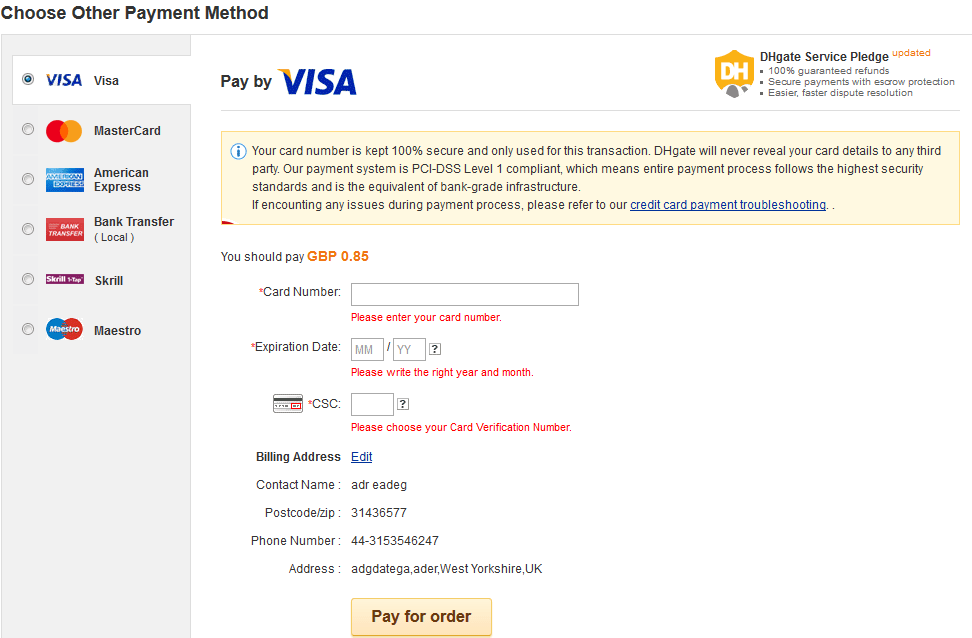 DHgate China Wholesale Marketplace Help Overview