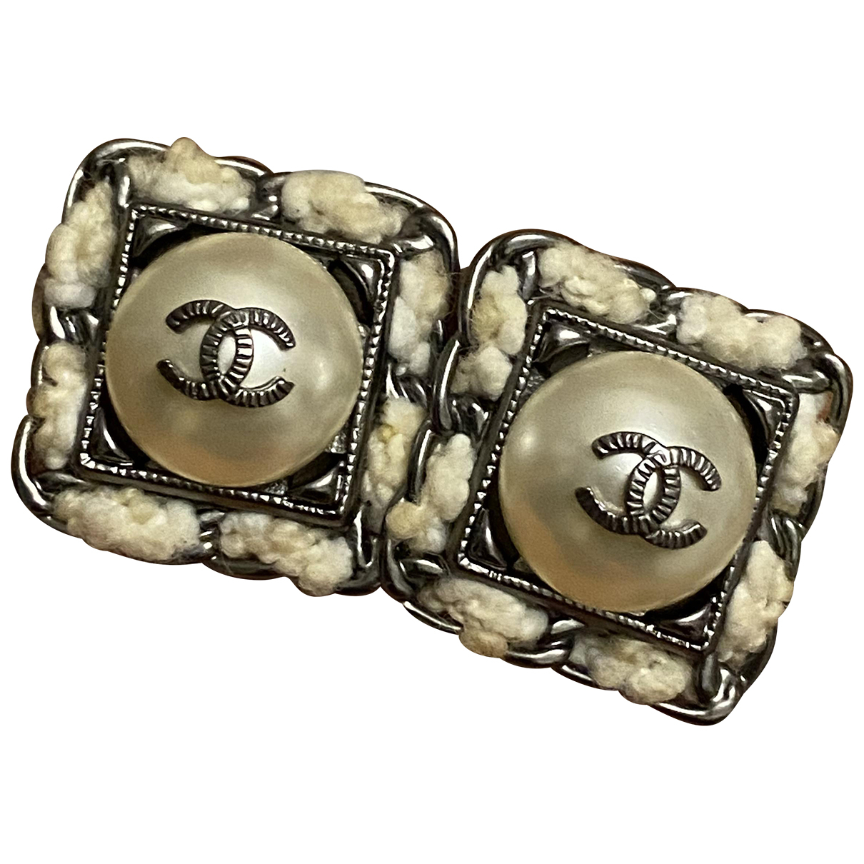 Kaufen Sie Chanel Chanel N OhrRing in Silber Metall