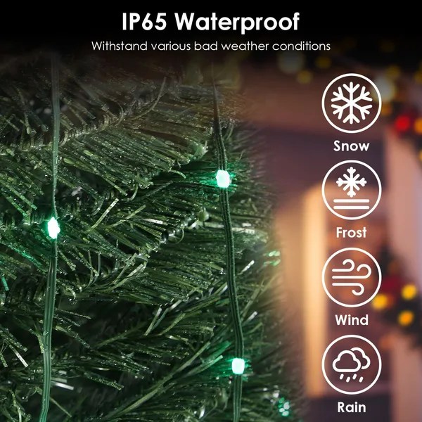 Dropship LED Lights Collapsible Christmas Tree Light With Remote App