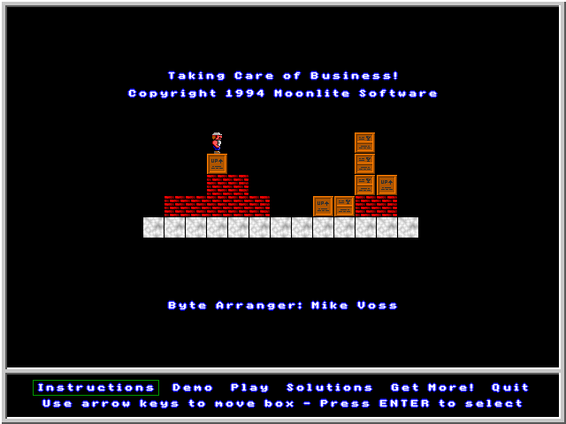 Download Taking Care of Business DOS Games Archive