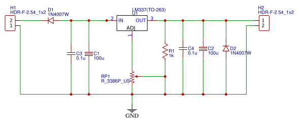 LM317 circuit Resources - EasyEDA