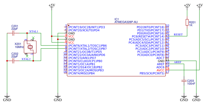 ATMEGA328P-AU Resources - EasyEDA