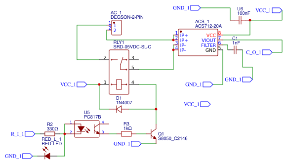 Relay ACS712 Module Resources - EasyEDA