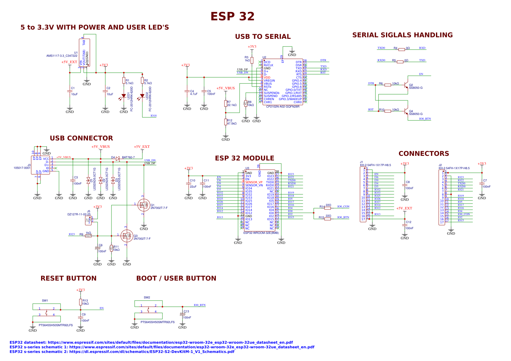 ESP32 schematic Resources - EasyEDA