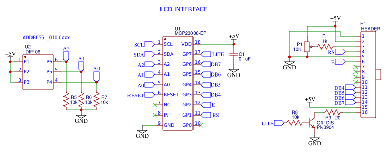 LCD I2C Module1 Resources - EasyEDA