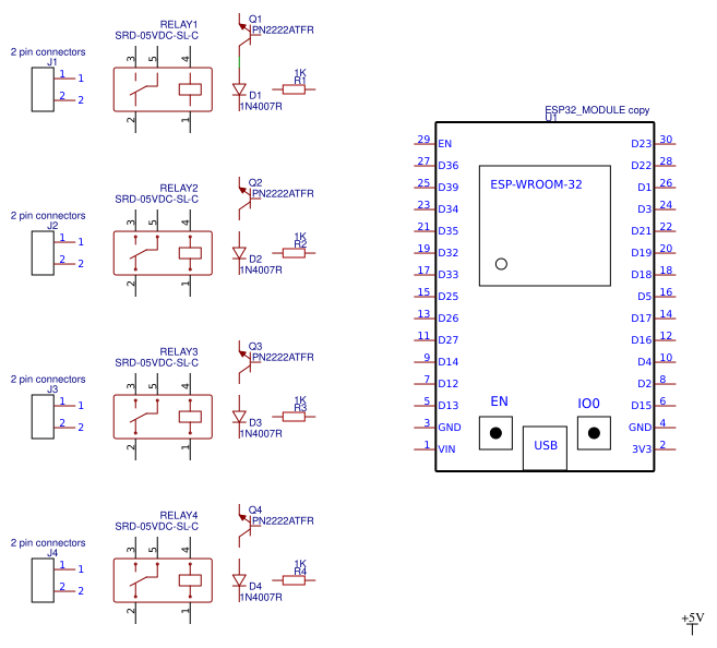 Control Relay and Sensor Resources - EasyEDA